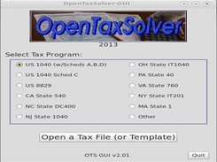 OTS GUI - Edit and compute tax values.