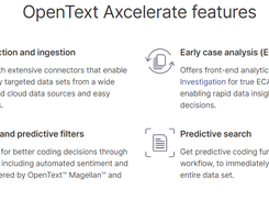 OpenText Axcelerate Screenshot 2