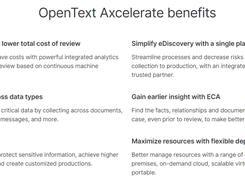 OpenText Axcelerate Screenshot 1