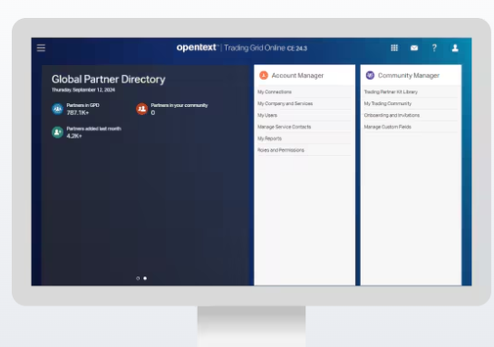 OpenText B2B Integration Enterprise Screenshot 1
