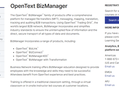 OpenText BizManager Screenshot 1