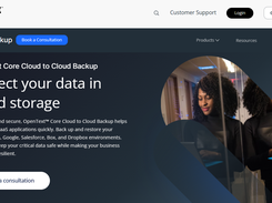 OpenText Core Cloud to Cloud Backup Screenshot 1