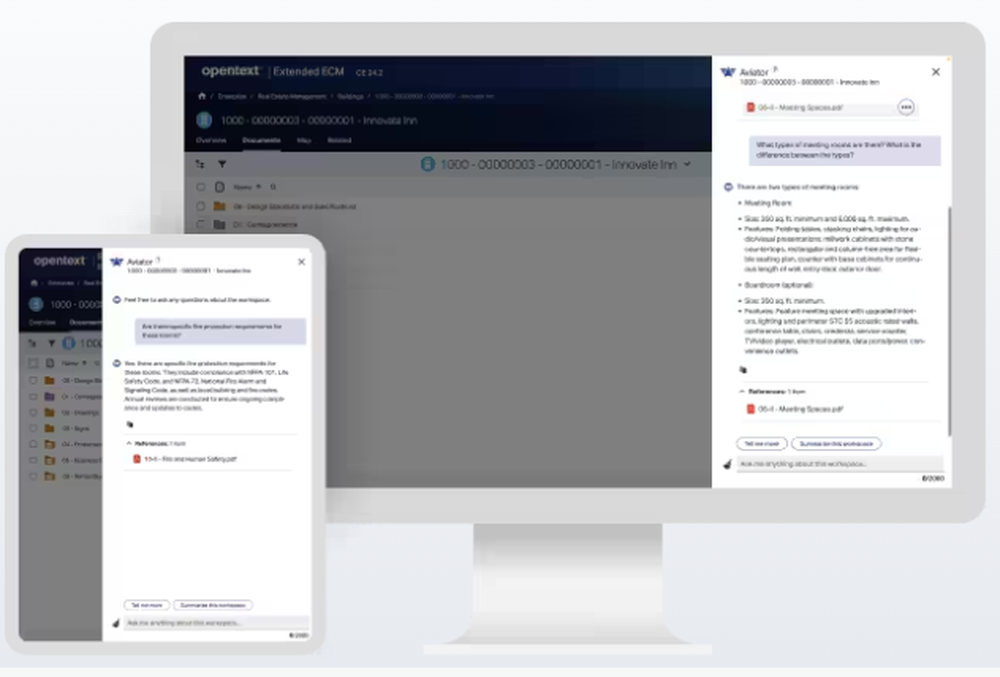 OpenText Content Aviator Screenshot 1