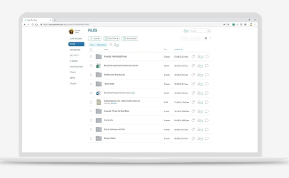 OpenText Core Share Screenshot 1