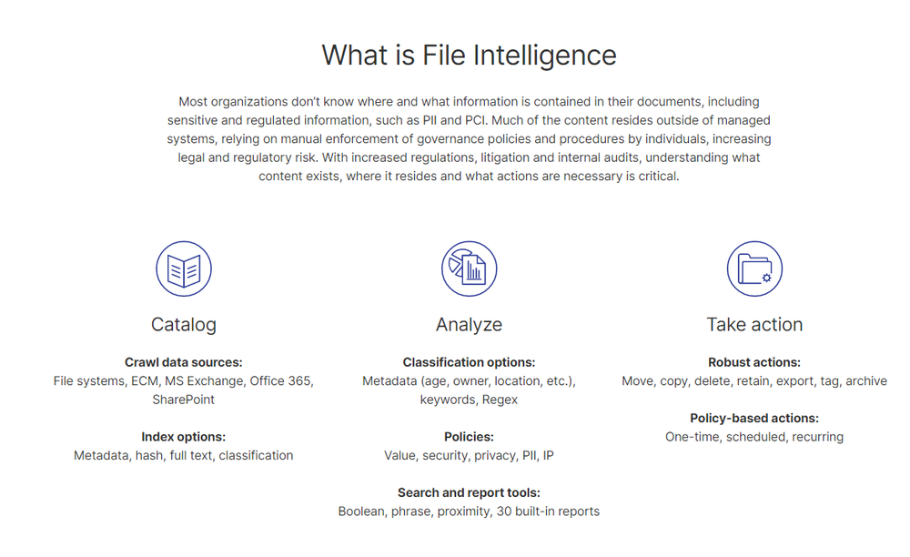 OpenText File Intelligence Screenshot 1