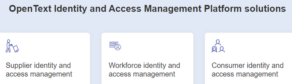 OpenText IAM Screenshot 1