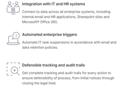 OpenText Legal Hold Screenshot 1