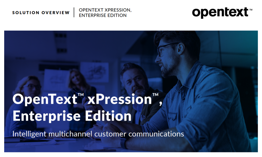 OpenText xPression Reviews and Pricing 2025