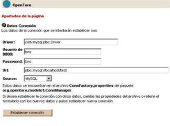 Formulario de conexin a la BD - Connection form to database