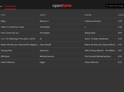 Downloaded tab