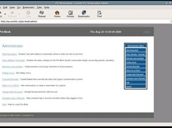 staff control panel screen