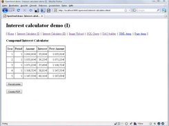 Servlet demo webapp, interest calculator