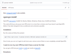 OpenVPN Install Screenshot 1