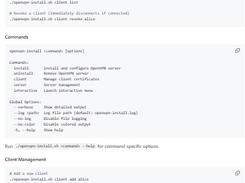 openvpn-install Screenshot 1