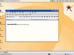 OpenWebOffice proof-of-concept running with one WebEdit