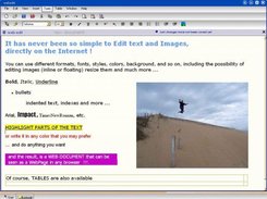 OpenWebOffice proof-of-concept running with one WebEdit