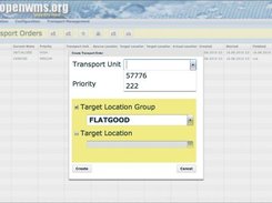 C: Dialog to create and track transport orders