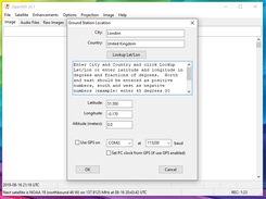 OpenWX v0.1 - Ground Station Location Dialog