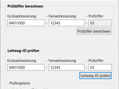 Leitweg-ID-Berechnung/-Prüfung