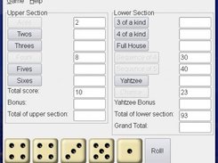 Open Yahtzee 1.8 - Linux