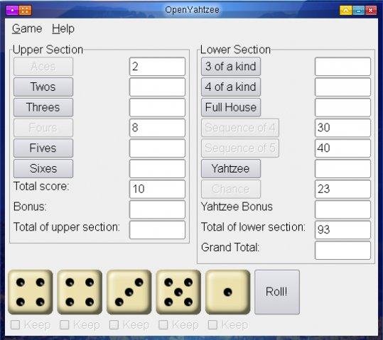 Open Yahtzee Download Sourceforge Net