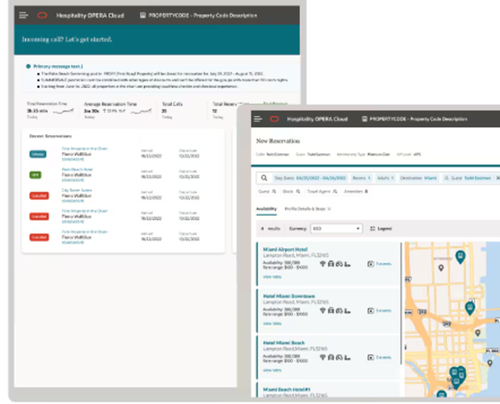 OPERA Cloud Central Screenshot 1