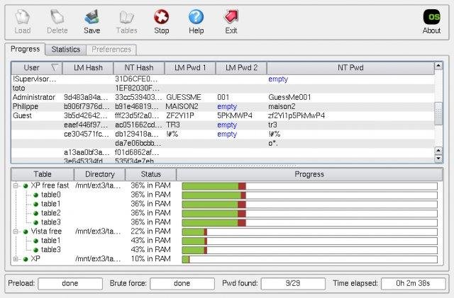 Ophcrack Windows 7 Ultimate Tables -  Torrent