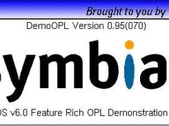 OPL running DemoOPL app on Nokia 9200 Communicator