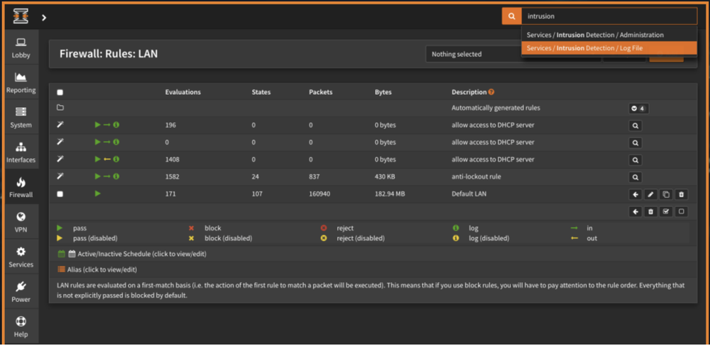 OPNsense Screenshot 1