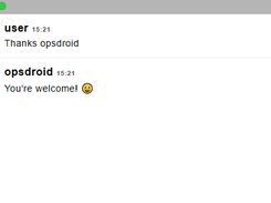 Opsdroid Screenshot 1