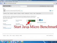 1)Start Java Micro Benchmark from http://opt.sourceforge.net