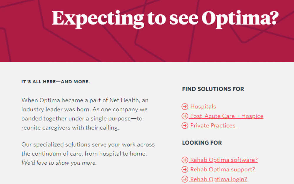 Optima Home Health Screenshot 1