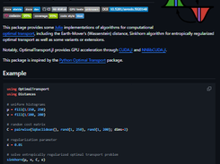 OptimalTransport.jl Screenshot 1