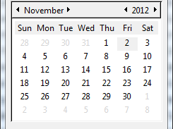 Calendar Picker