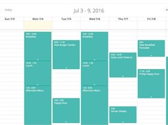 Schedule content just like calendar events for your screens