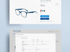 Optix prescription lens selector