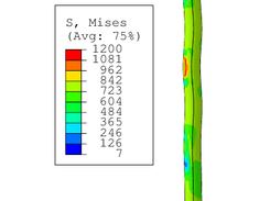 Bucking of 20mm diameter rod in higher mode