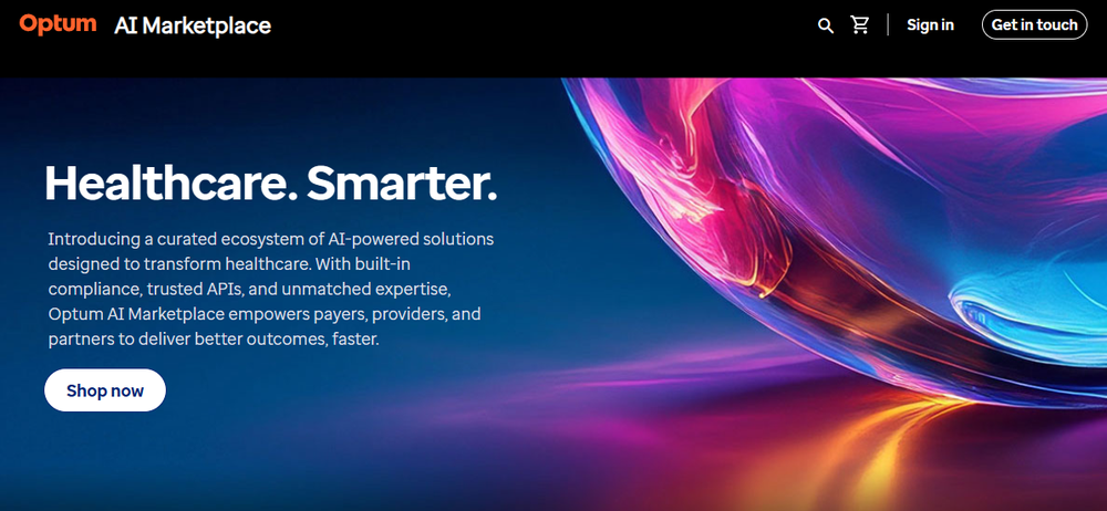 Optum AI Marketplace Screenshot 1