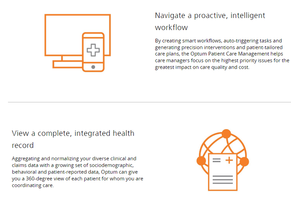 Optum Patient Care Management Screenshot 1