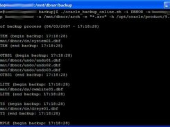 Sample output from the debug mode (-v)