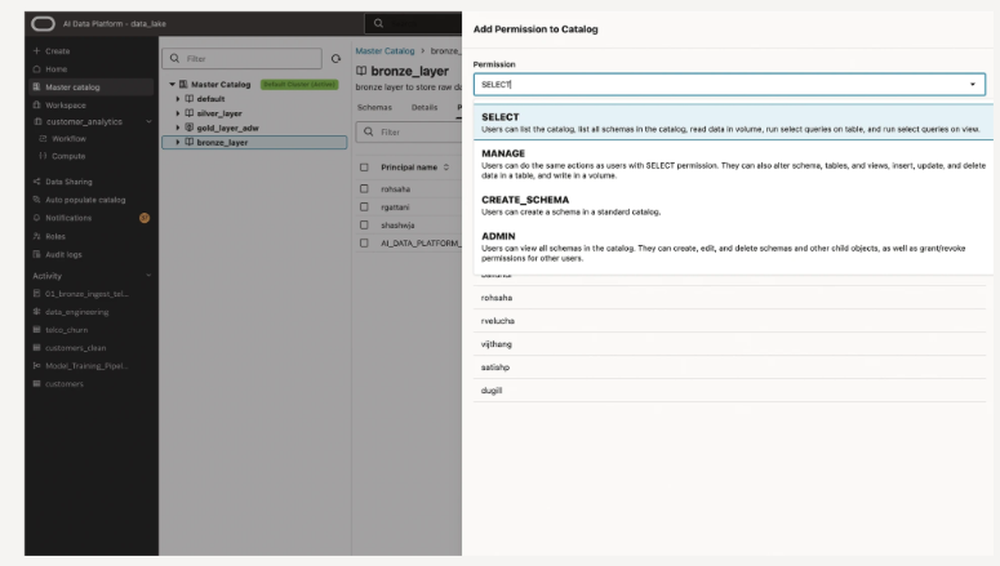 Oracle AI Data Platform (AIDP) Screenshot 1