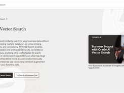 Oracle AI Vector Search Screenshot 1