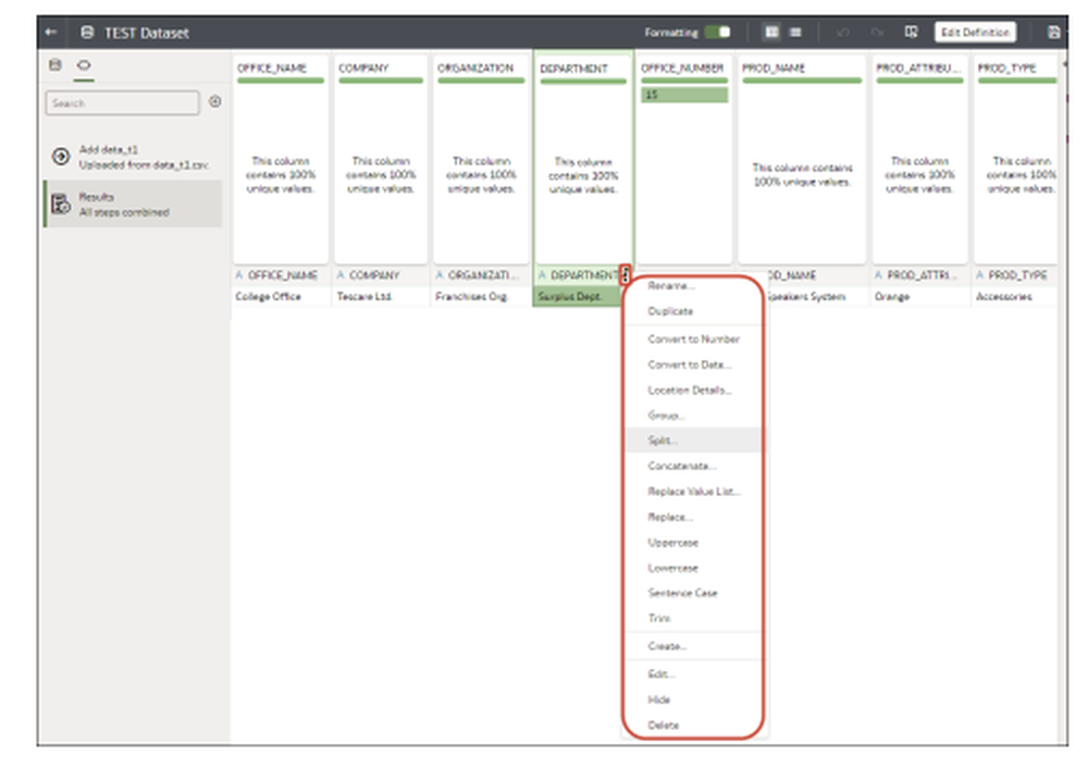 Oracle Analytics Server Screenshot 1