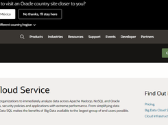 Oracle Big Data SQL Cloud Service Screenshot 1