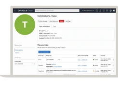 Oracle Cloud Infrastructure Notifications Screenshot 1