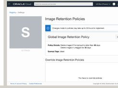 Oracle Cloud Container Registry Screenshot 2