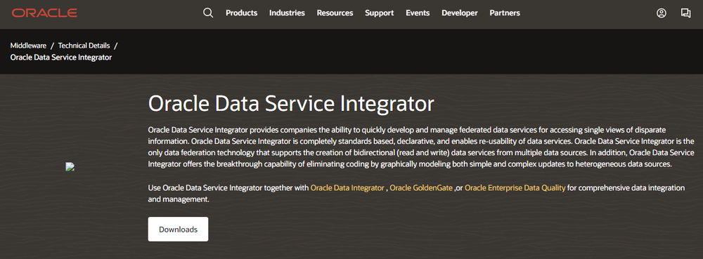 Oracle Data Service Integrator Screenshot 1