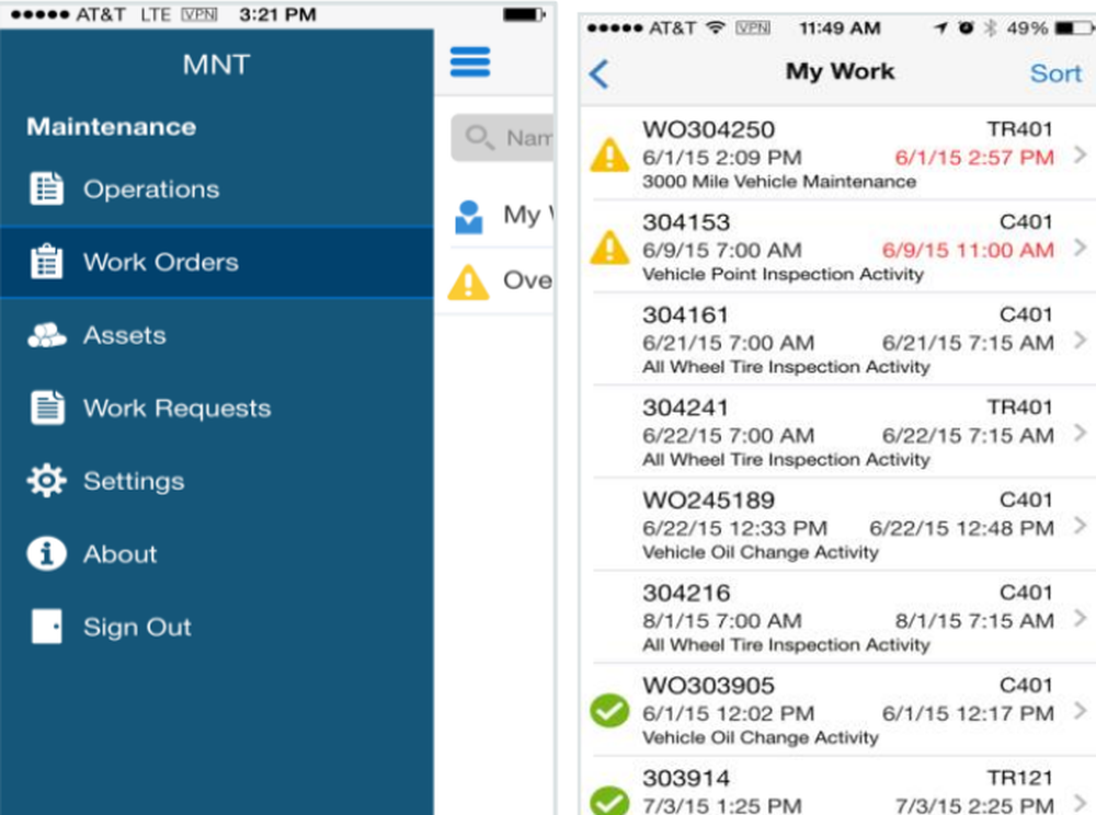 Oracle eAM Screenshot 1