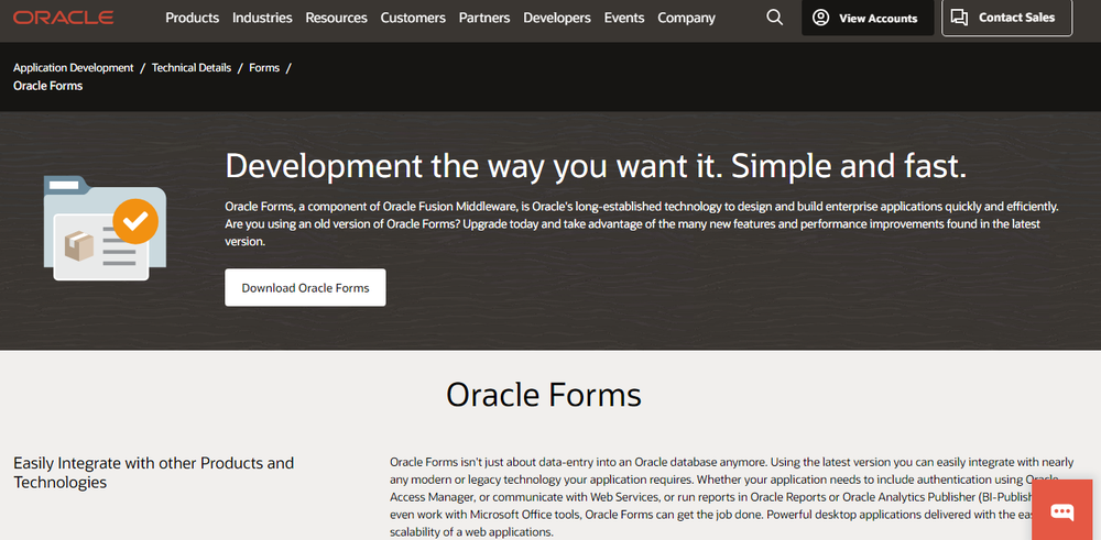 Oracle Forms Screenshot 1