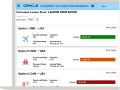 Oracle Global Trade Management Screenshot 1